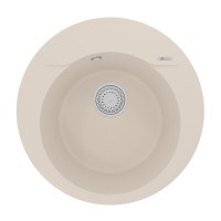 Кухонная мойка Lemark Sula 9910006, 50 см, материал искусственный камень, шампань