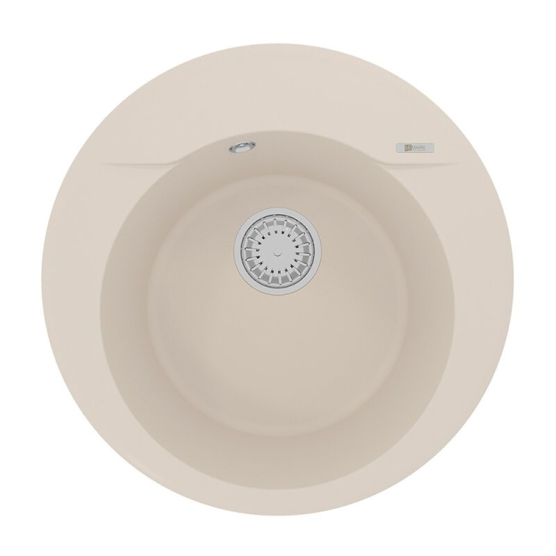 Кухонная мойка Lemark Sula 9910006, 50 см, материал искусственный камень, шампань