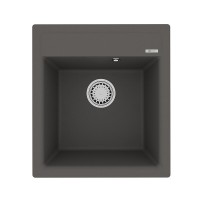 Кухонная мойка Lemark Hanka 9910011, 45 см, материал искусственный камень, серый шёлк