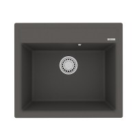 Кухонная мойка Lemark Hanka 9910017, 57 см, материал искусственный камень, серый шёлк