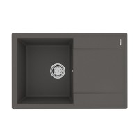 Кухонная мойка Lemark Imandra 9910029, 76 см, материал искусственный камень, серый шёлк