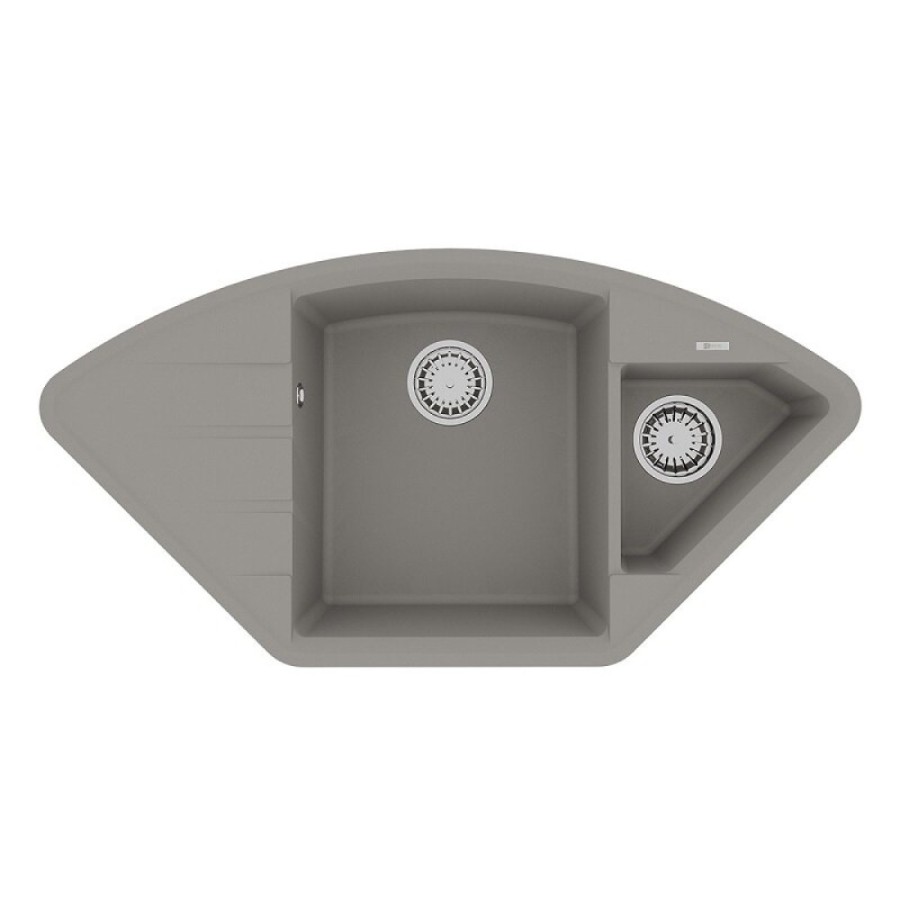 Кухонная мойка Lemark Irkana 9910045, 98 см, искусственный камень, грей