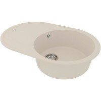 Кухонная мойка Lemark Lacha 9910056, 76 см, искусственный камень, бежевый