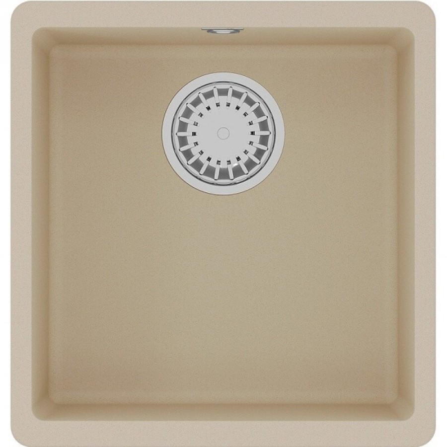 Кухонная мойка Lemark Sinara 400-U 9910062, 40 см, искусственный камень, бежевый