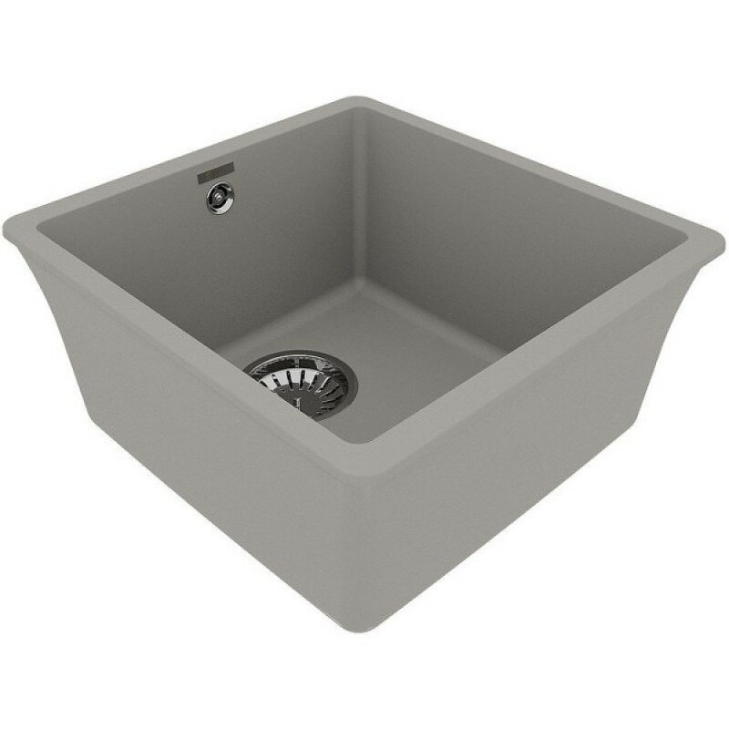 Кухонная мойка Lemark Sinara 400-U 9910063, 40 см, искусственный камень, грей
