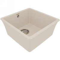 Кухонная мойка Lemark Sinara 400-U 9910066, 40 см, искусственный камень, шампань
