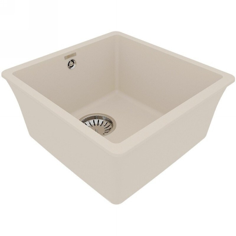 Кухонная мойка Lemark Sinara 400-U 9910066, 40 см, искусственный камень, шампань