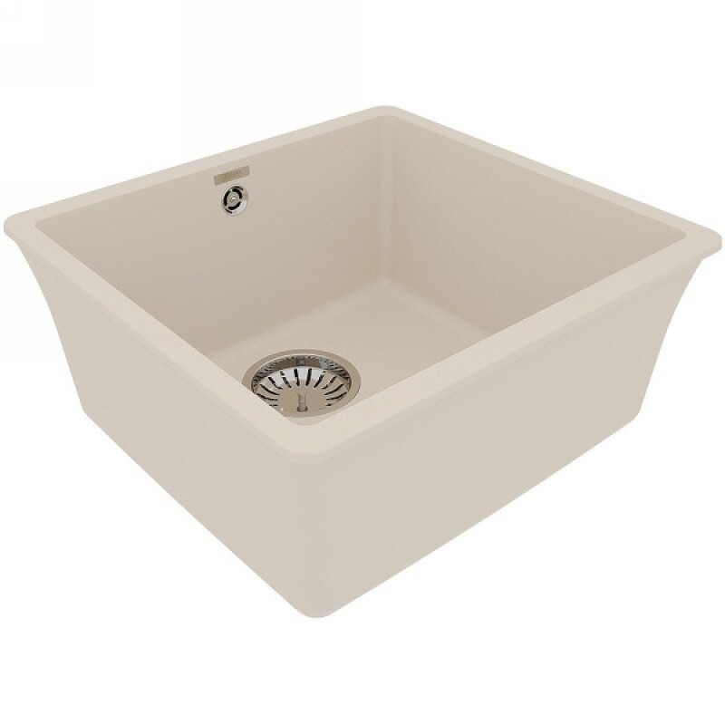 Кухонная мойка Lemark Sinara 440-U 9910072, 44 см, искусственный камень, цвет шампань