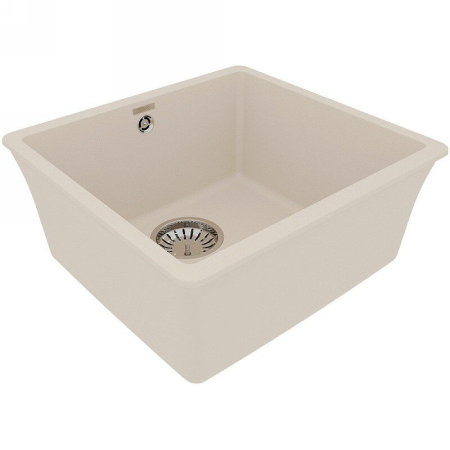 Кухонная мойка Lemark Sinara 440-U 9910072, 44 см, искусственный камень, цвет шампань