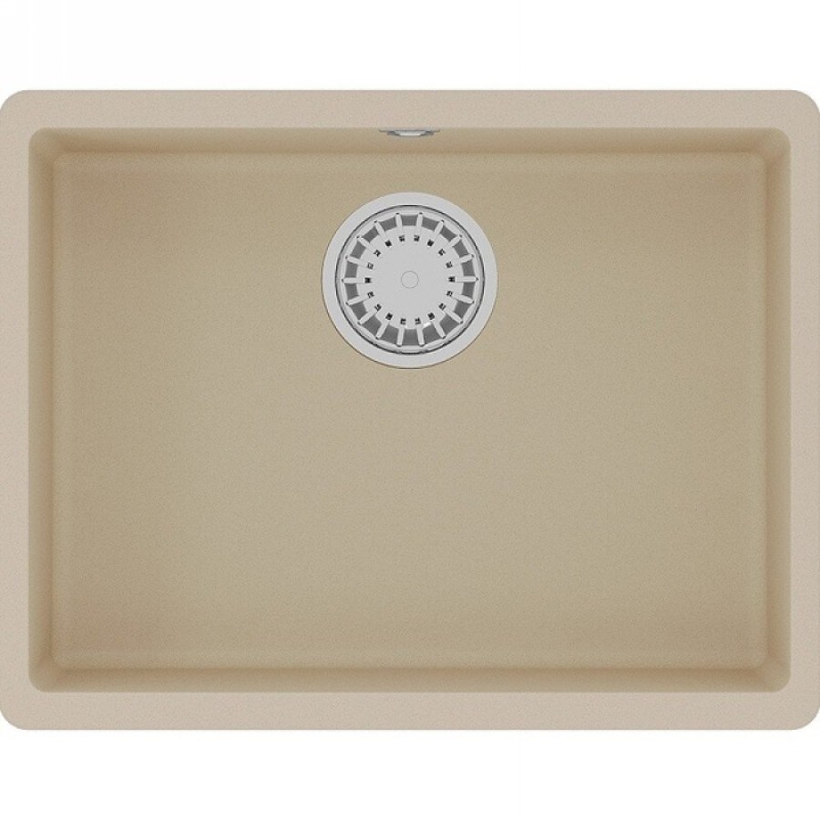 Кухонная мойка Lemark Sinara 540-U 9910074, 54 см, искусственный камень, цвет бежевый