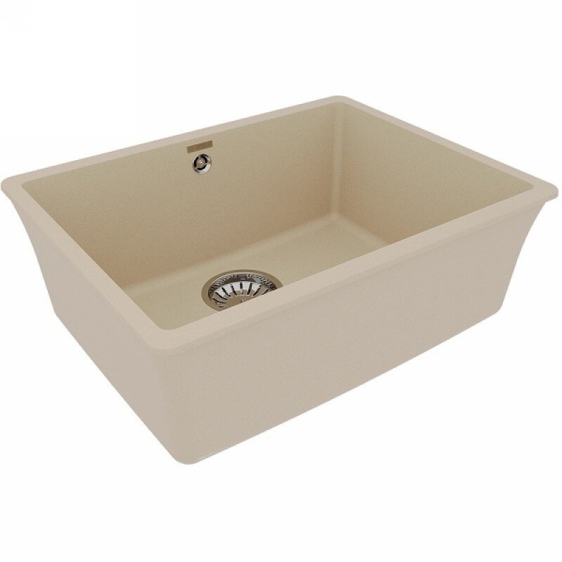Кухонная мойка Lemark Sinara 540-U 9910074, 54 см, искусственный камень, цвет бежевый