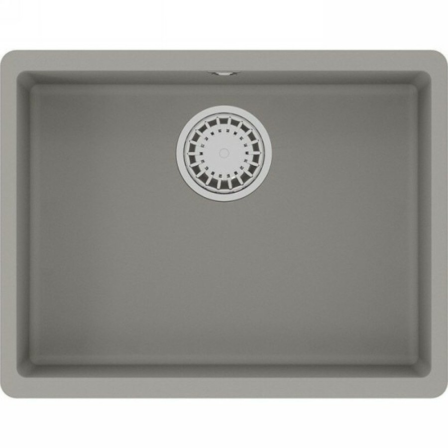 Кухонная мойка Lemark Sinara 540-U 9910075, 54 см, искусственный камень, цвет грей