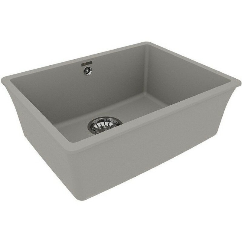 Кухонная мойка Lemark Sinara 540-U 9910075, 54 см, искусственный камень, цвет грей
