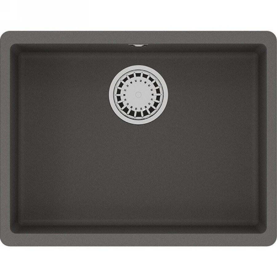 Кухонная мойка Lemark Sinara 540-U 9910077, 54 см, искусственный камень, серый шелк