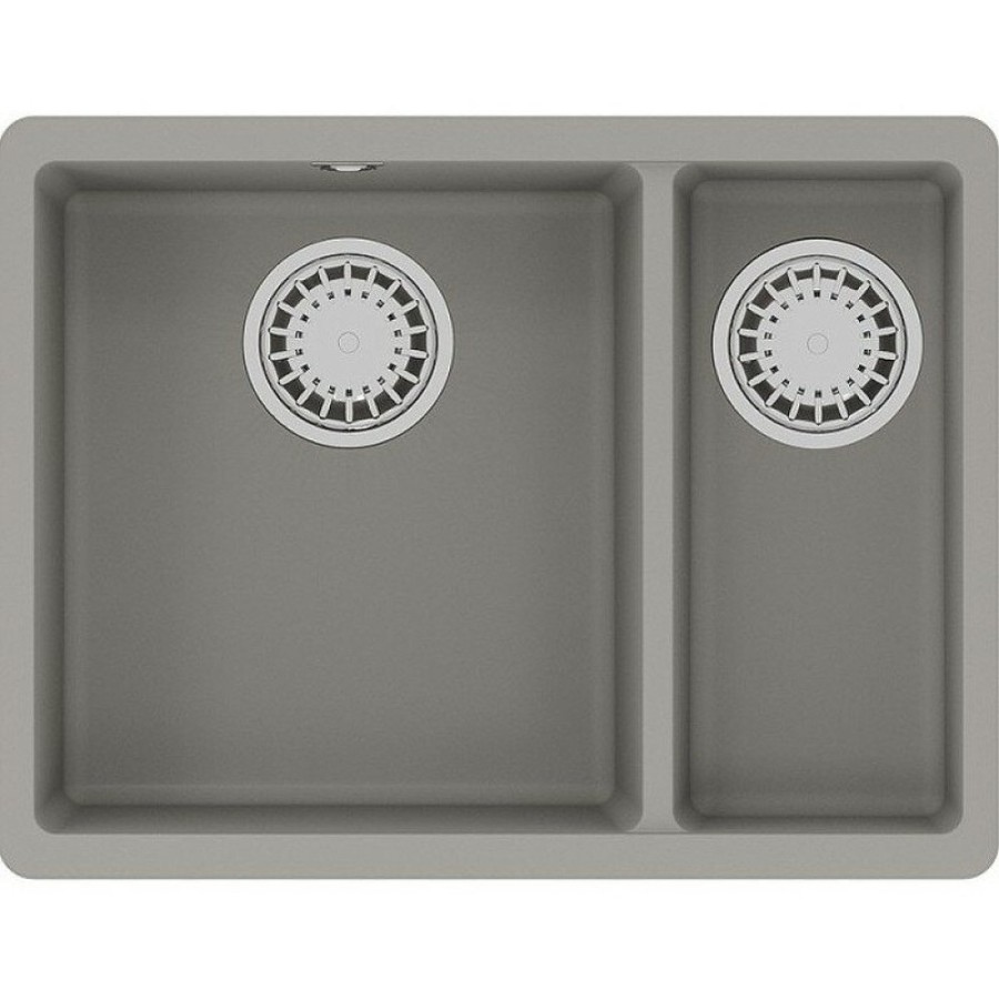 Кухонная мойка Lemark Sinara 550.2-U 9910081, 55 см, искусственный камень, грей