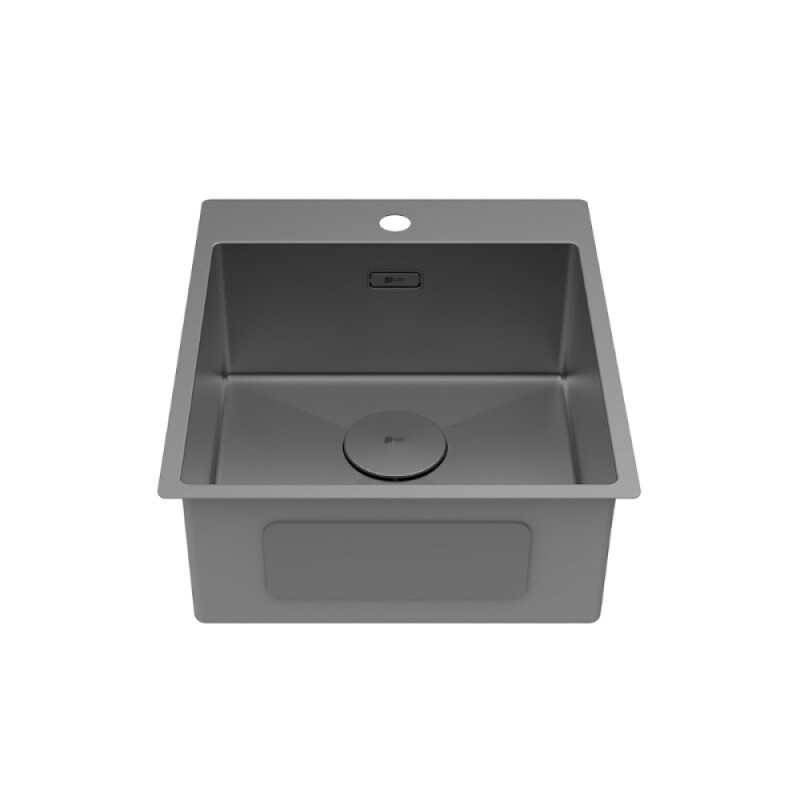 Кухонная мойка Lemark Janga 440 9936103, 44 см, PVD-покрытие, нержавеющая сталь, графит