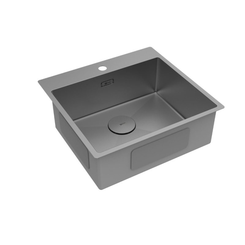 Кухонная мойка Lemark Janga 540 9936111, 54 см, PVD-покрытие, нержавеющая сталь, графит