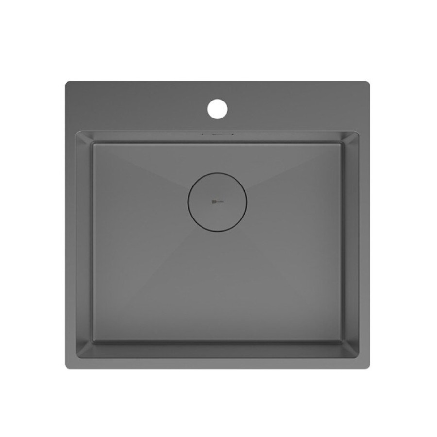 Кухонная мойка Lemark Janga 540 9936111, 54 см, PVD-покрытие, нержавеющая сталь, графит