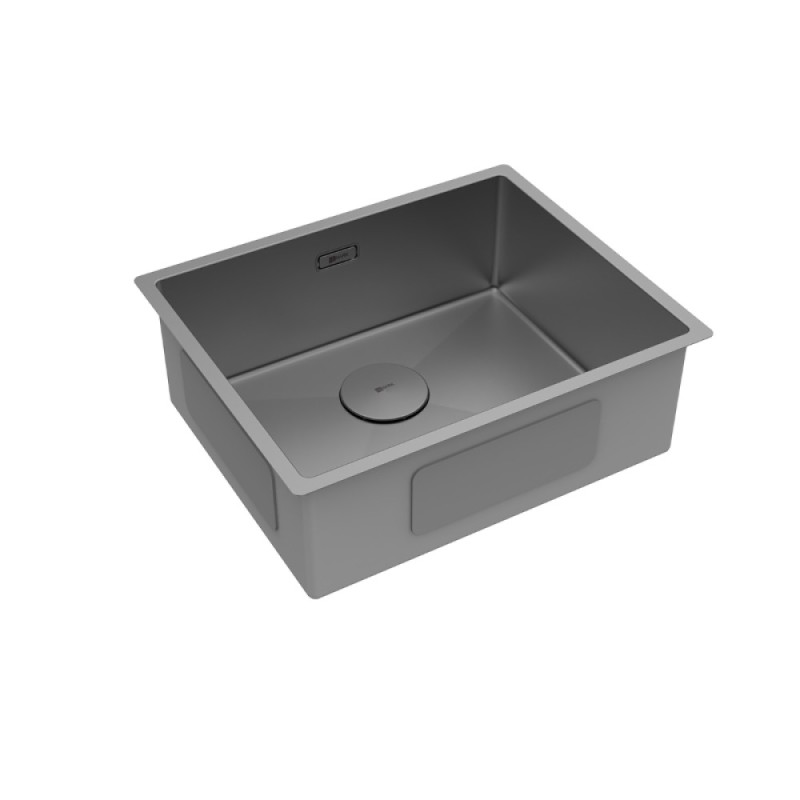 Кухонная мойка Lemark Olanga 540 9936127, 54 см, нержавеющая сталь, PVD-nano покрытие, графит