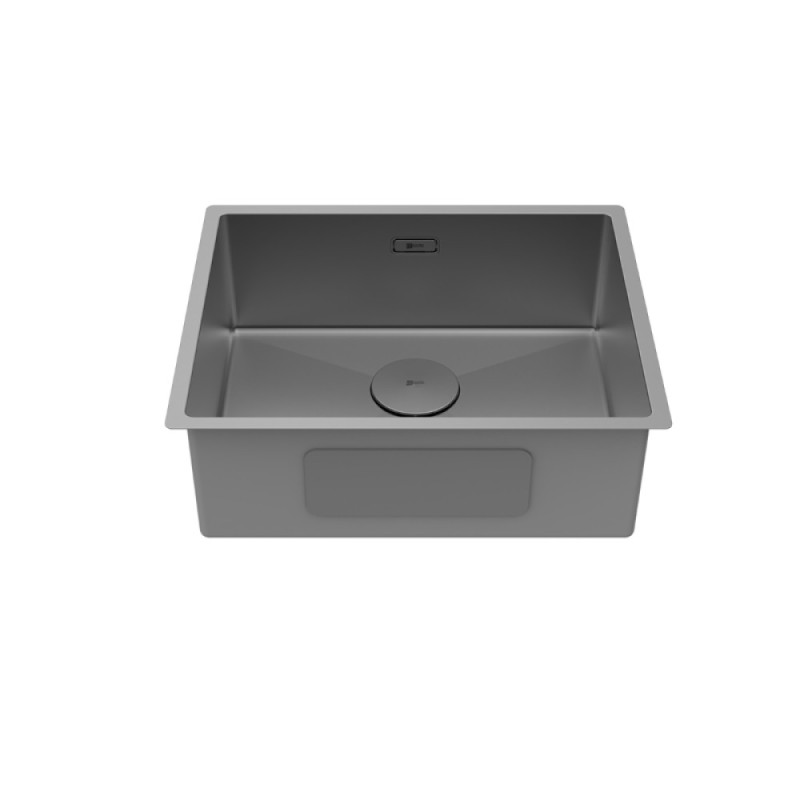 Кухонная мойка Lemark Olanga 540 9936127, 54 см, нержавеющая сталь, PVD-nano покрытие, графит