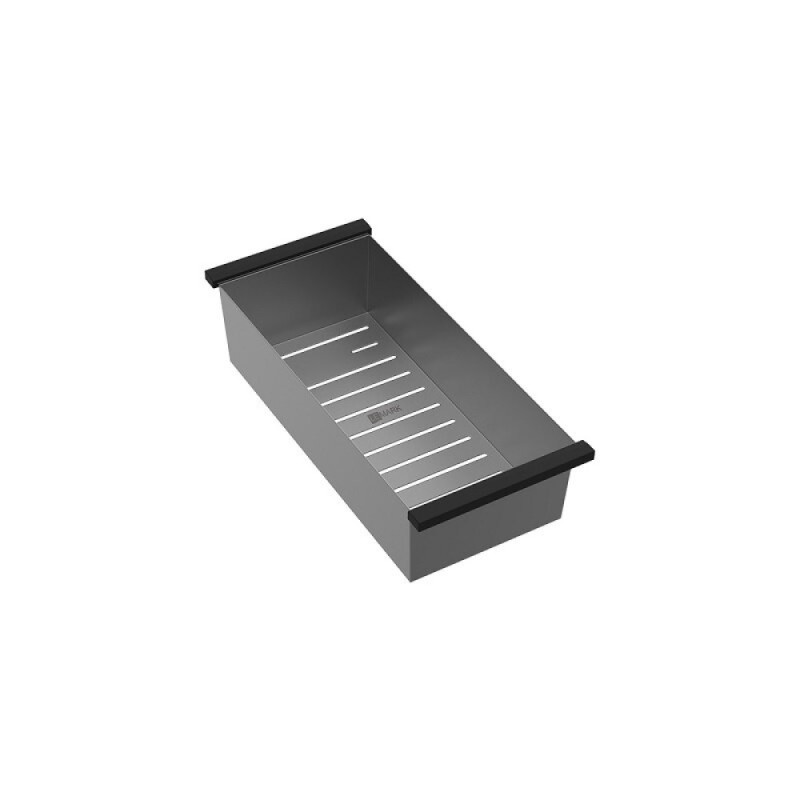 Кухонная мойка Lemark Tabaga 820 9936135, 82 см, нержавеющая сталь, PVD-nano покрытие, ролл-мат, коландер, разделочная доска, графит