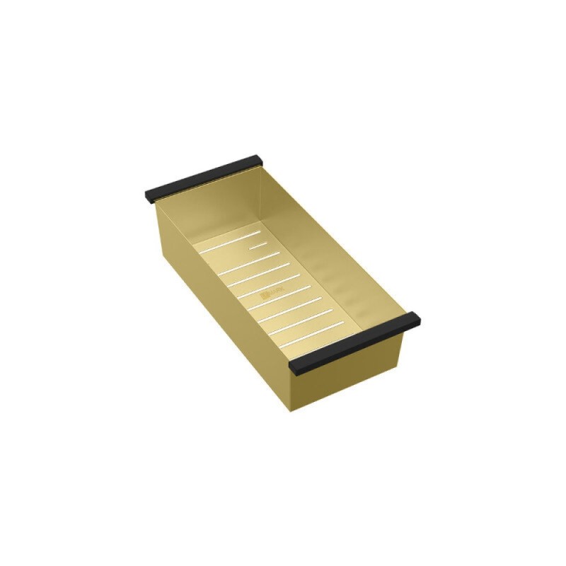 Кухонная мойка Lemark Tabaga 820 9938134, 82 см, нержавеющая сталь, PVD-nano покрытие, ролл-мат, коландер, разделочная доска, золото светлое