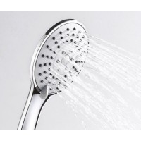 Душевая лейка WasserKRAFT A002, 3 режима, хром, 8.5 см