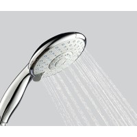 Душевая лейка WasserKRAFT A003, 5-функциональная, хром