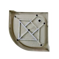 Поддон Agger A01-090TCR/T, 90 x 90 см, с сифоном