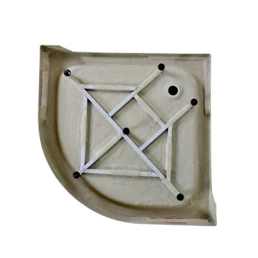 Поддон Agger A01-090TCR/T, 90 x 90 см, с сифоном