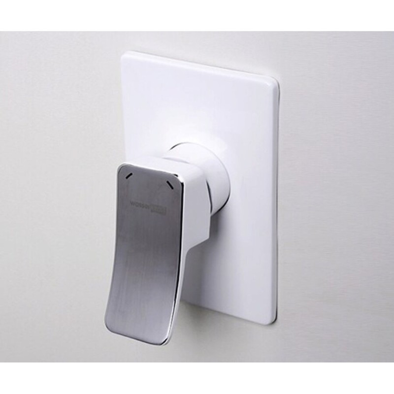 Гигиенический душ WasserKRAFT, A010657WHITE, со смесителем, белый/хром