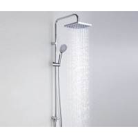Душевой гарнитур WasserKRAFT A017 с верхним душем 20 см, хром