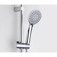 Душевой гарнитур WasserKRAFT A017 с верхним душем 20 см, хром