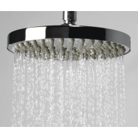 Верхний душ WasserKRAFT A020, 20 см, 1 режим струи, без держателя, хром