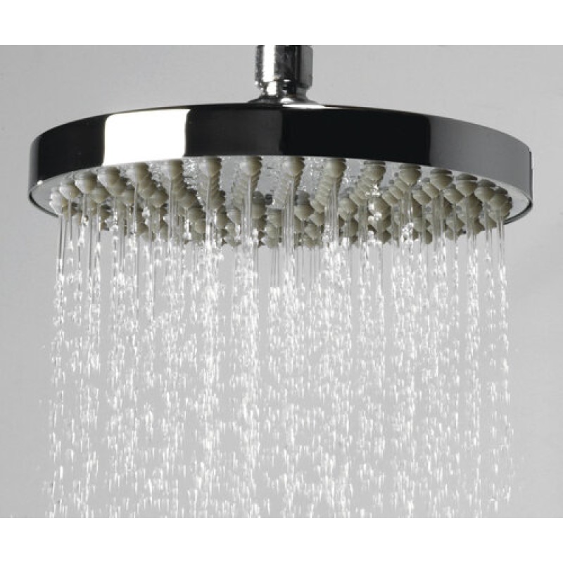 Верхний душ WasserKRAFT A020, 20 см, 1 режим струи, без держателя, хром
