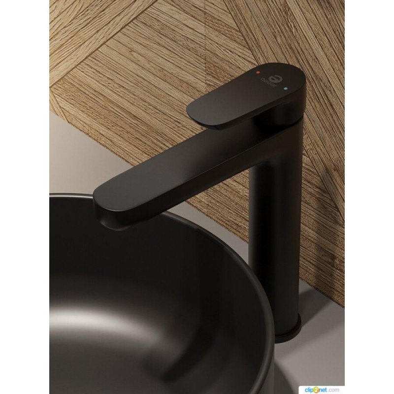 Смеситель Agger Gorgeous A0212144 для раковины, черный матовый