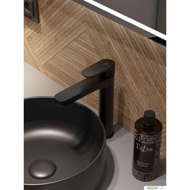 Смеситель Agger Gorgeous A0212144 для раковины, черный матовый