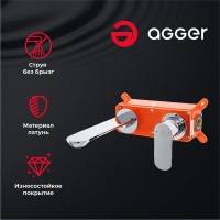 Смеситель Agger Gorgeous для раковины, хром, A0272200