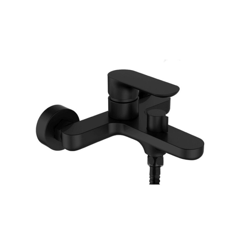 Душевая система Agger Breeze A0293544 с фиксированным изливом, черный матовый