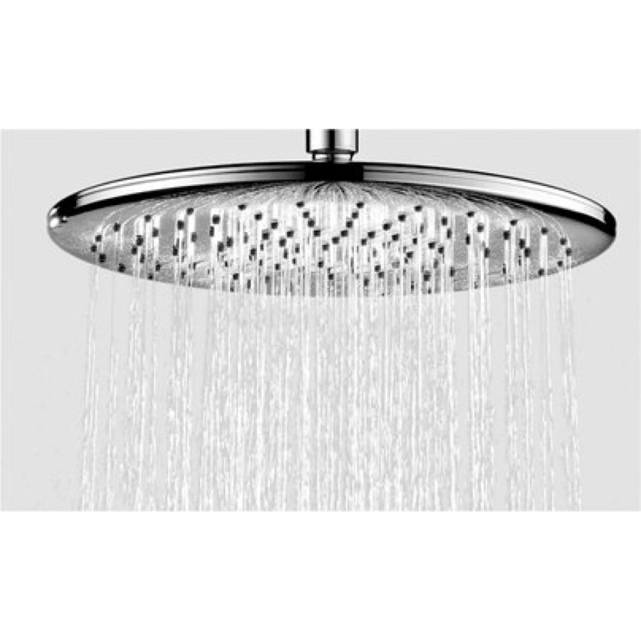 Верхний душ WasserKRAFT А030, 25 см, 1 режим струи, без держателя, хром