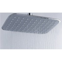 Верхний душ WasserKRAFT A031, 25 х 19 см, 1 режим струи, без держателя, хром