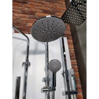 Душевая система Agger Brilliant с поворотным изливом, хром, A0393300