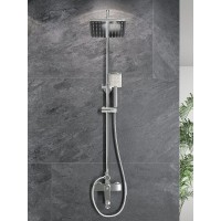 Душевая система Agger Brilliant A0394400 с поворотным изливом, хром