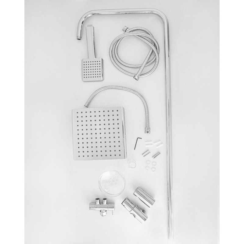 Душевой гарнитур Agger Fresh A0494000, 1 режим струи, хром глянцевый