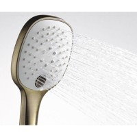 Душевая лейка WasserKRAFT A050, 3-функциональная, светлая бронза