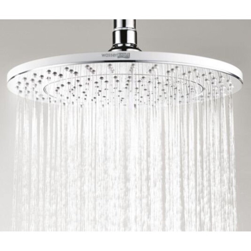 Верхний душ WasserKRAFT A067, 22,5х22,5 см, 1 режим струи, без держателя