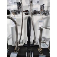 Смеситель для кухни Agger Zest A0700744, с возможностью подачи фильтрованной воды, чёрный матовый