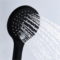 Душевая лейка WasserKRAFT Elbe 7400 A078 3-функциональная, черный Soft-touch