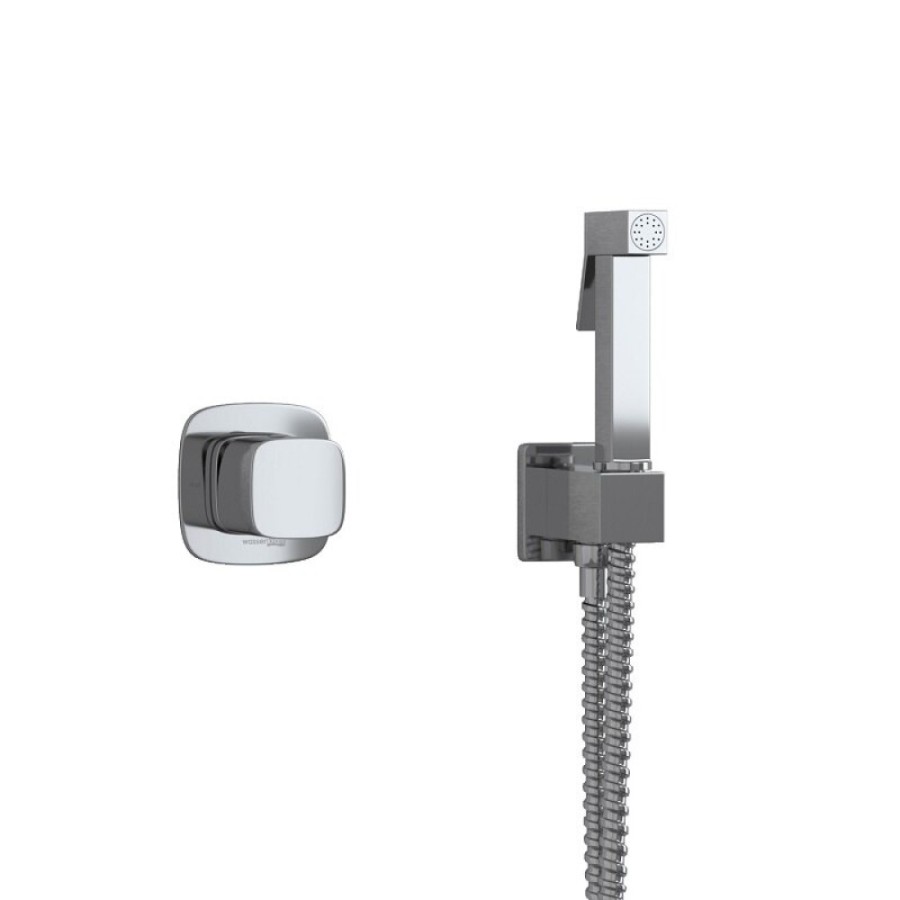 Гигиенический душ WasserKRAFT, A08657, со смесителем, хром