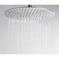 Верхний душ WasserKRAFT A116, D300 мм, 1 режим струи, без держателя, хром